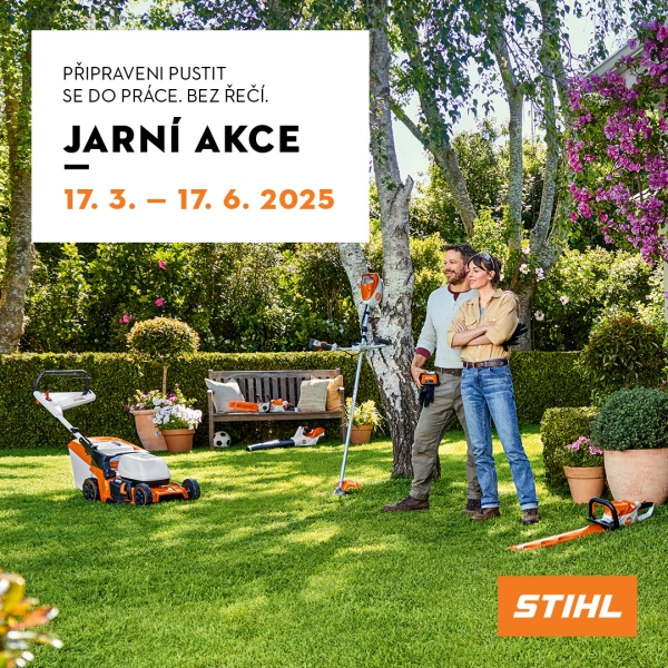 Nepromeškejte jarní akci na nástroje STIHL